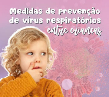 Medidas de prevenção de vírus respiratórios entre crianças