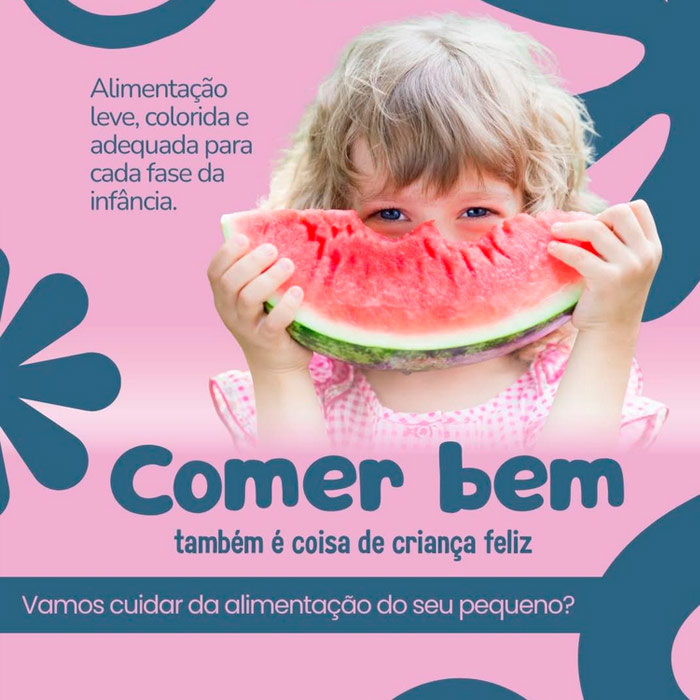 Vamos cuidar alimentacao seu pequeno