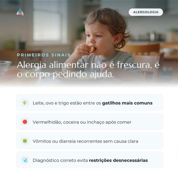 Alergia alimentar não é fresca, é o corpo pedindo ajuda