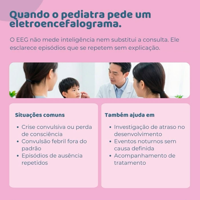 Quando pediatra pede eletroencefalograma
